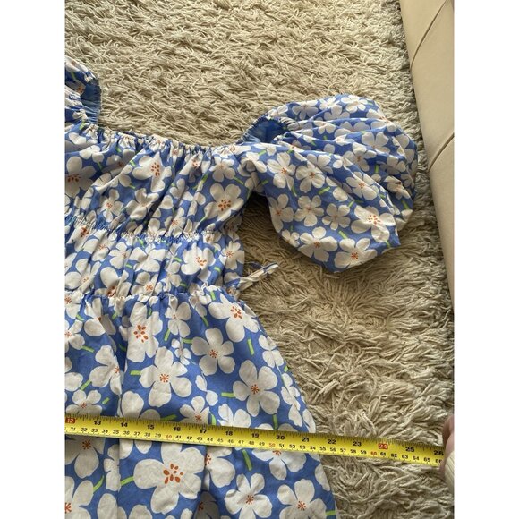 &Merci Dress Memorable Poise Blue Floral Mini Dress Large Merci - Picture 6 of 10